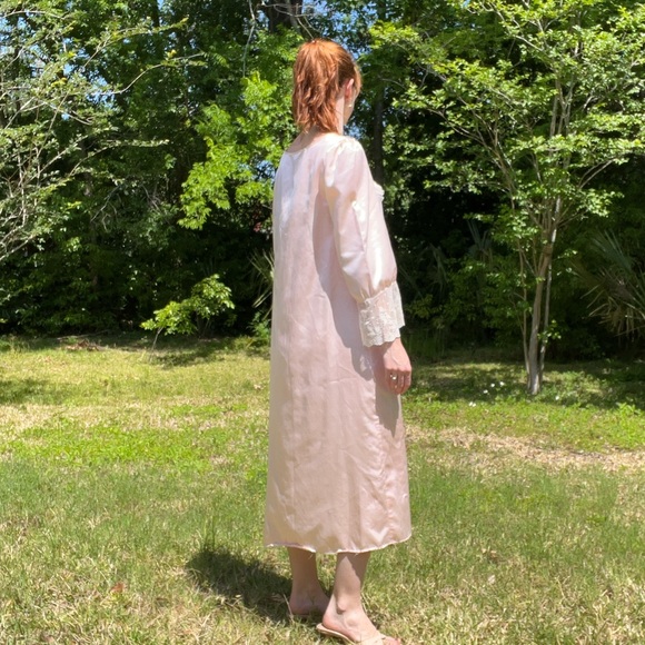 3/$30 Vintage Satin & Lace Nightgown - Picture 6 of 10